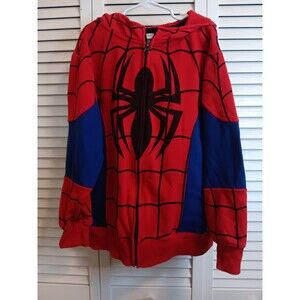 LIKE NEW Marvel Spider-Man  Hoodie Zip Jacket | size Boys Large